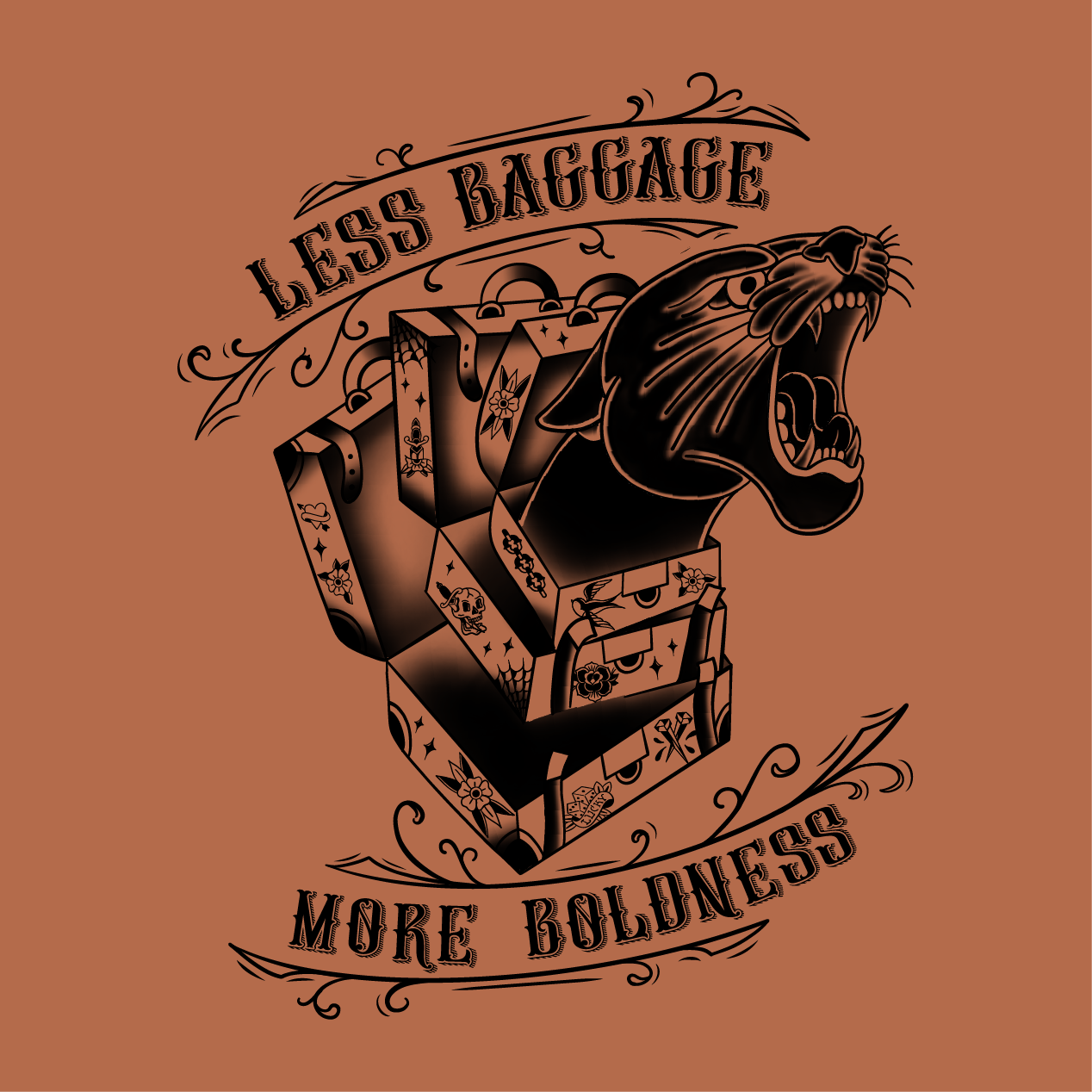 Less Baggage | T-shirt - Autumn