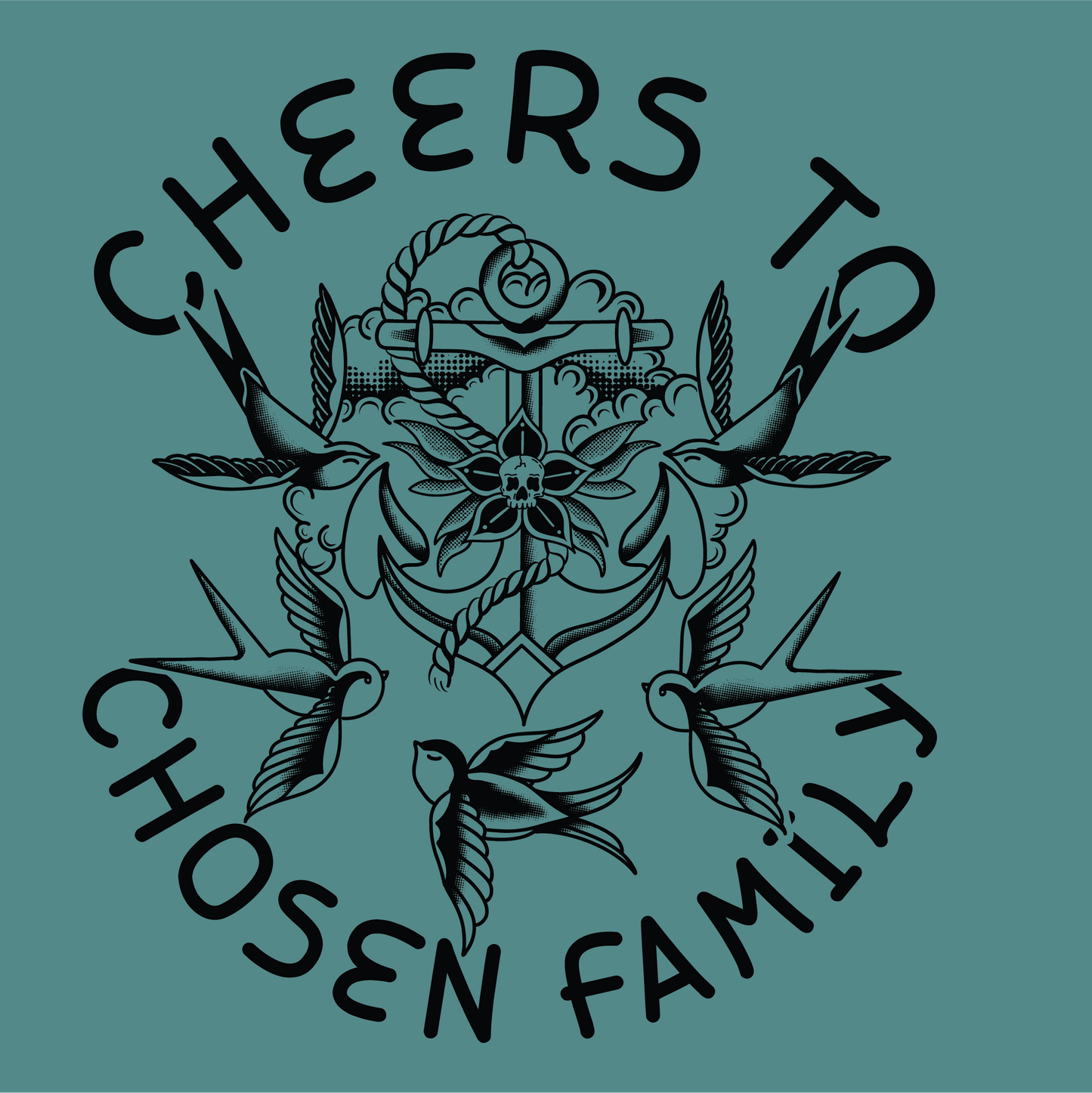 Chosen Family | T-Shirt - Emerald