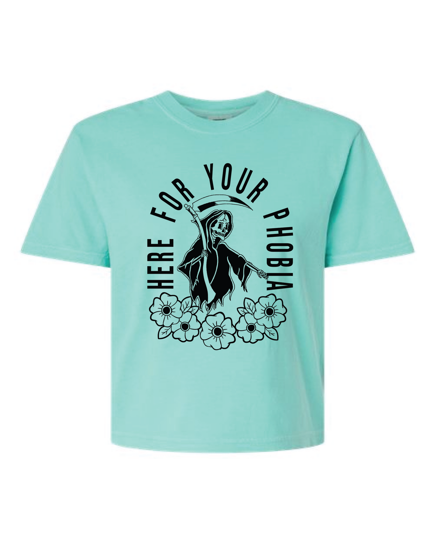 Here For Your Phobia | Crop Top - Mint