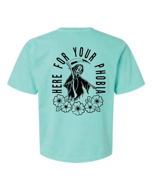 Here For Your Phobia | Crop Top - Mint