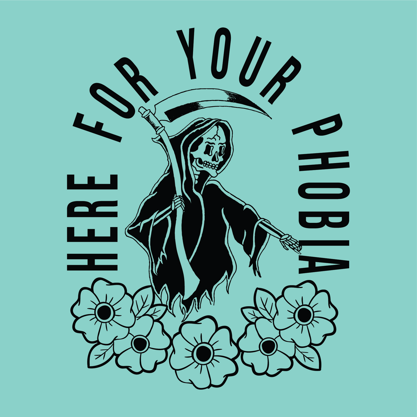 Here For Your Phobia | Crop Top - Mint