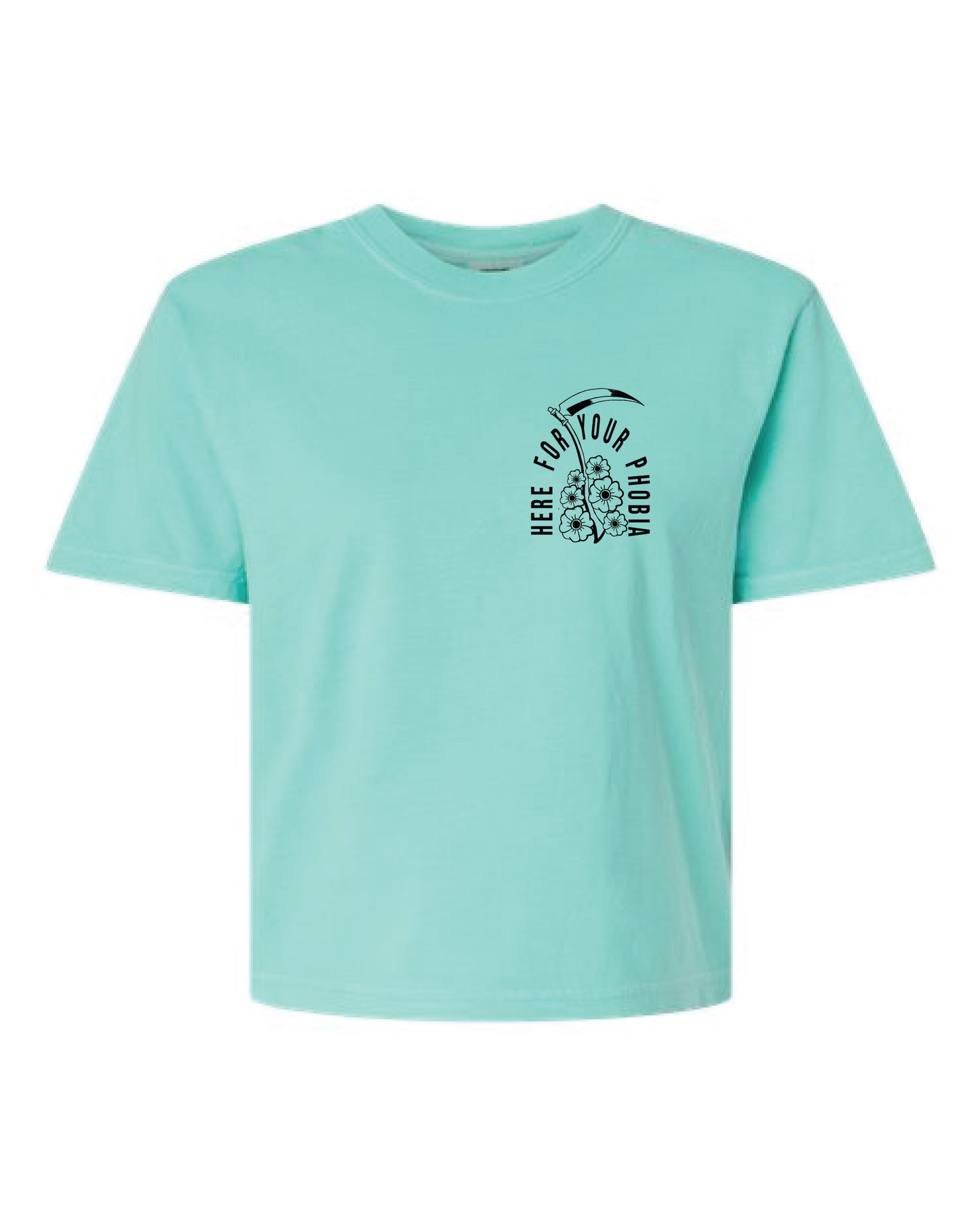 Here For Your Phobia | Crop Top - Mint