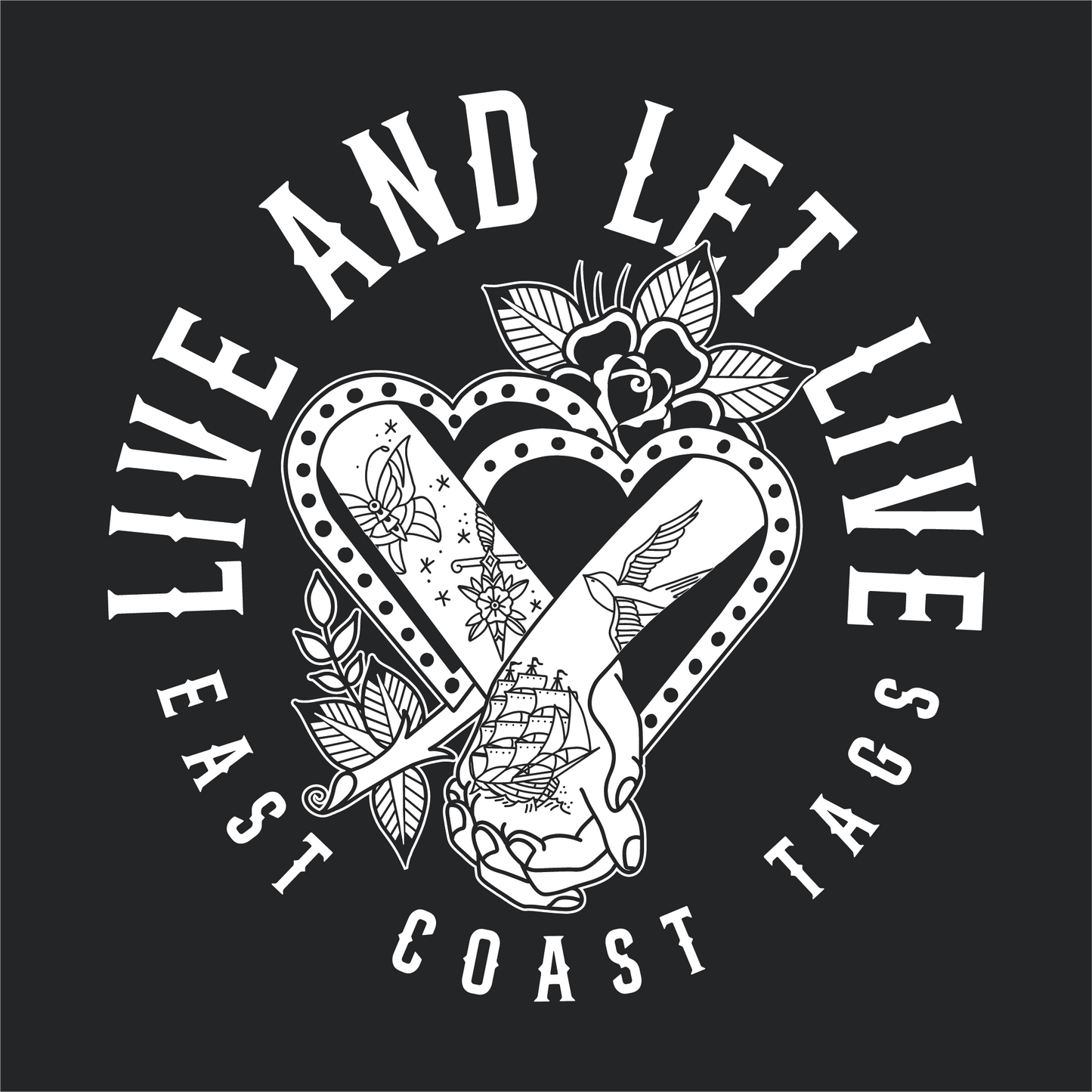 Live and Let Live | Tank Top Unisex - Black