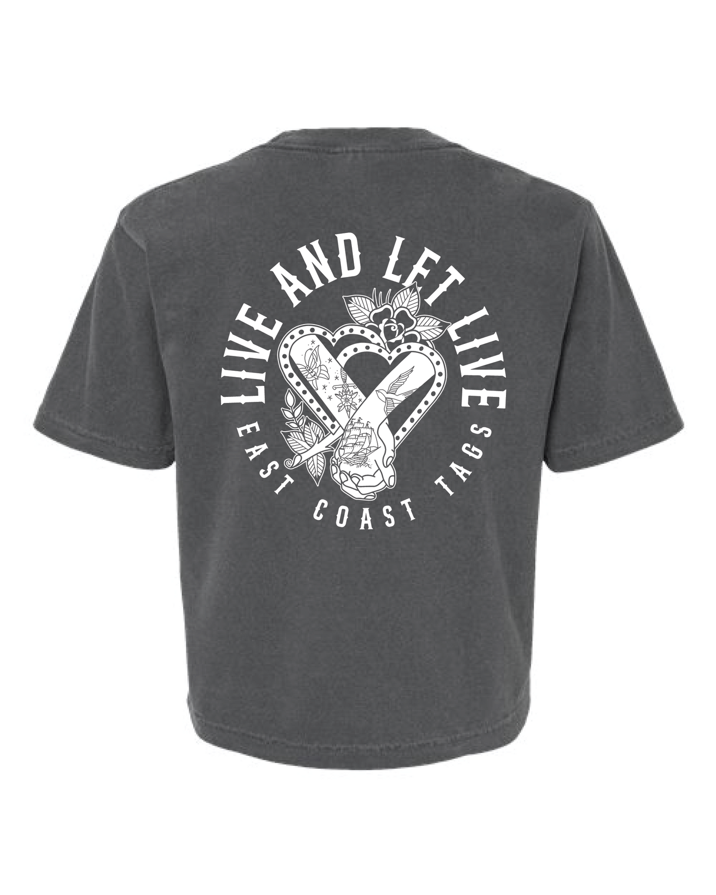 Live and Let Live | Crop Top - Pepper