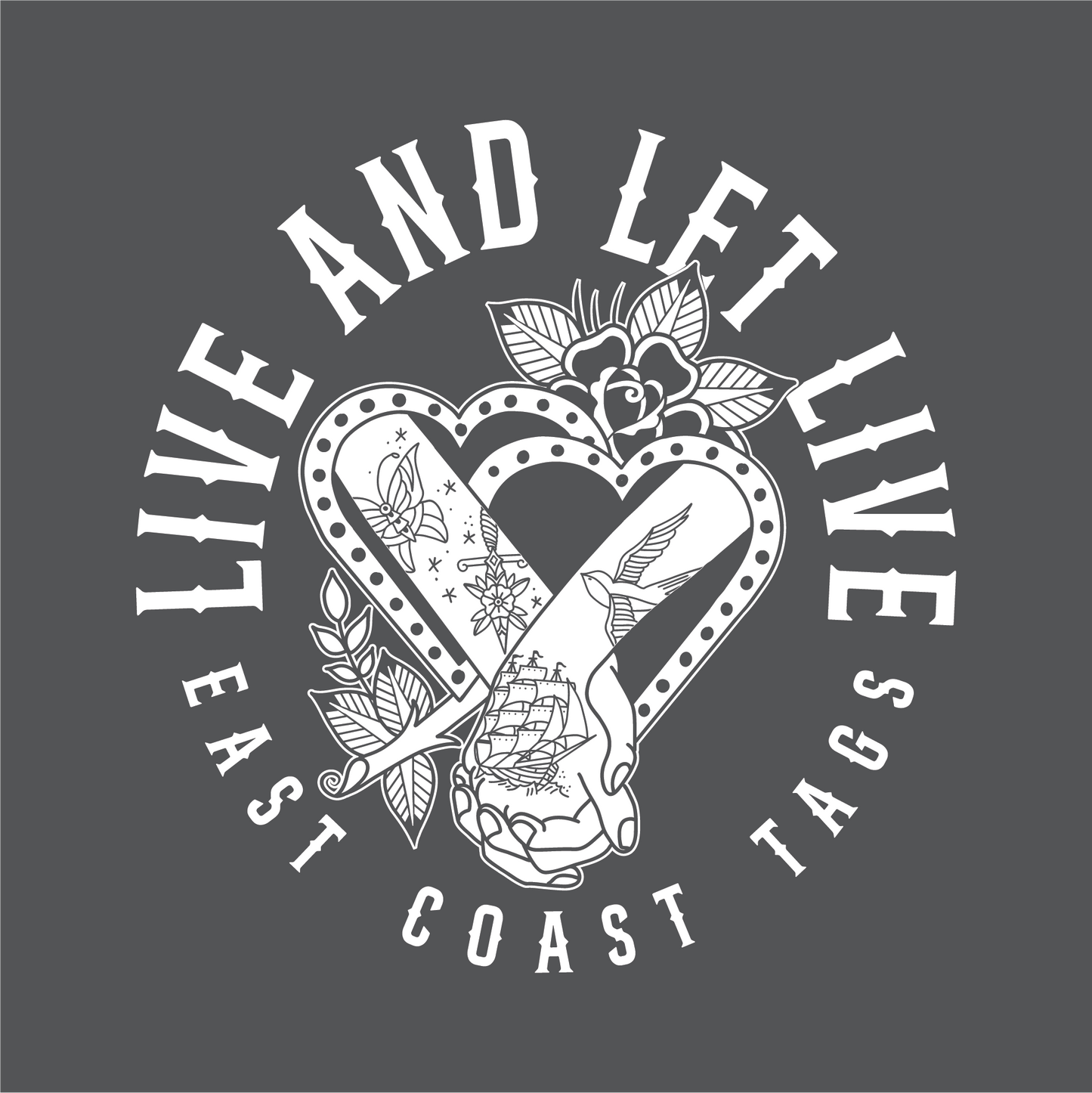 Live and Let Live | Crop Top - Pepper