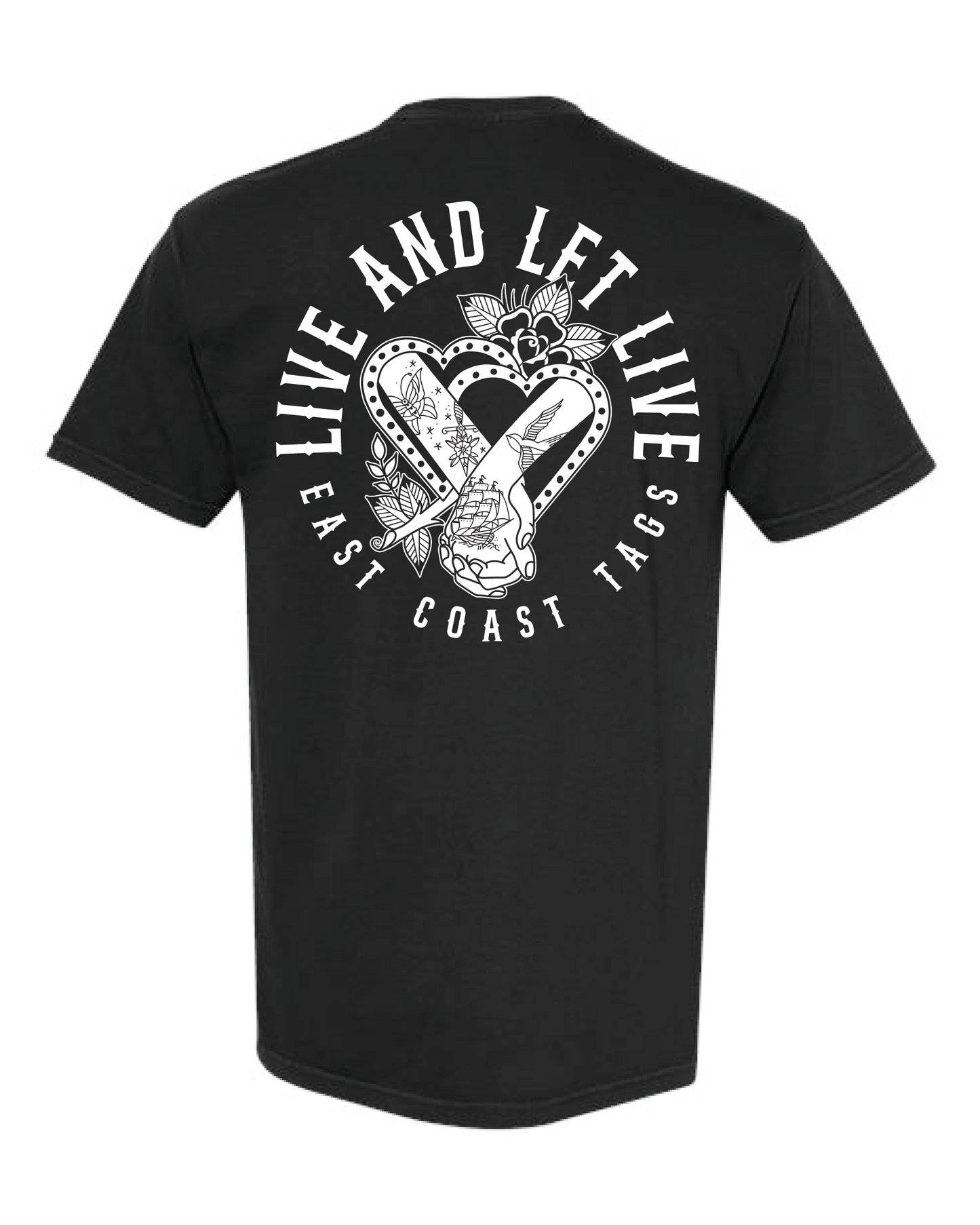Live and Let Live | T-shirt - Black