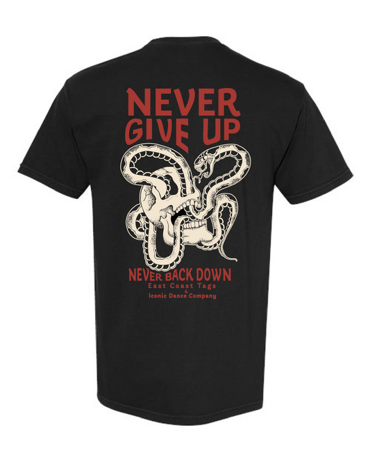 Never Give Up - Black
