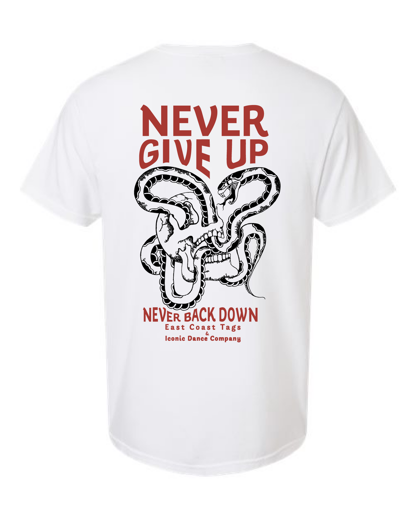 Never Give Up - White