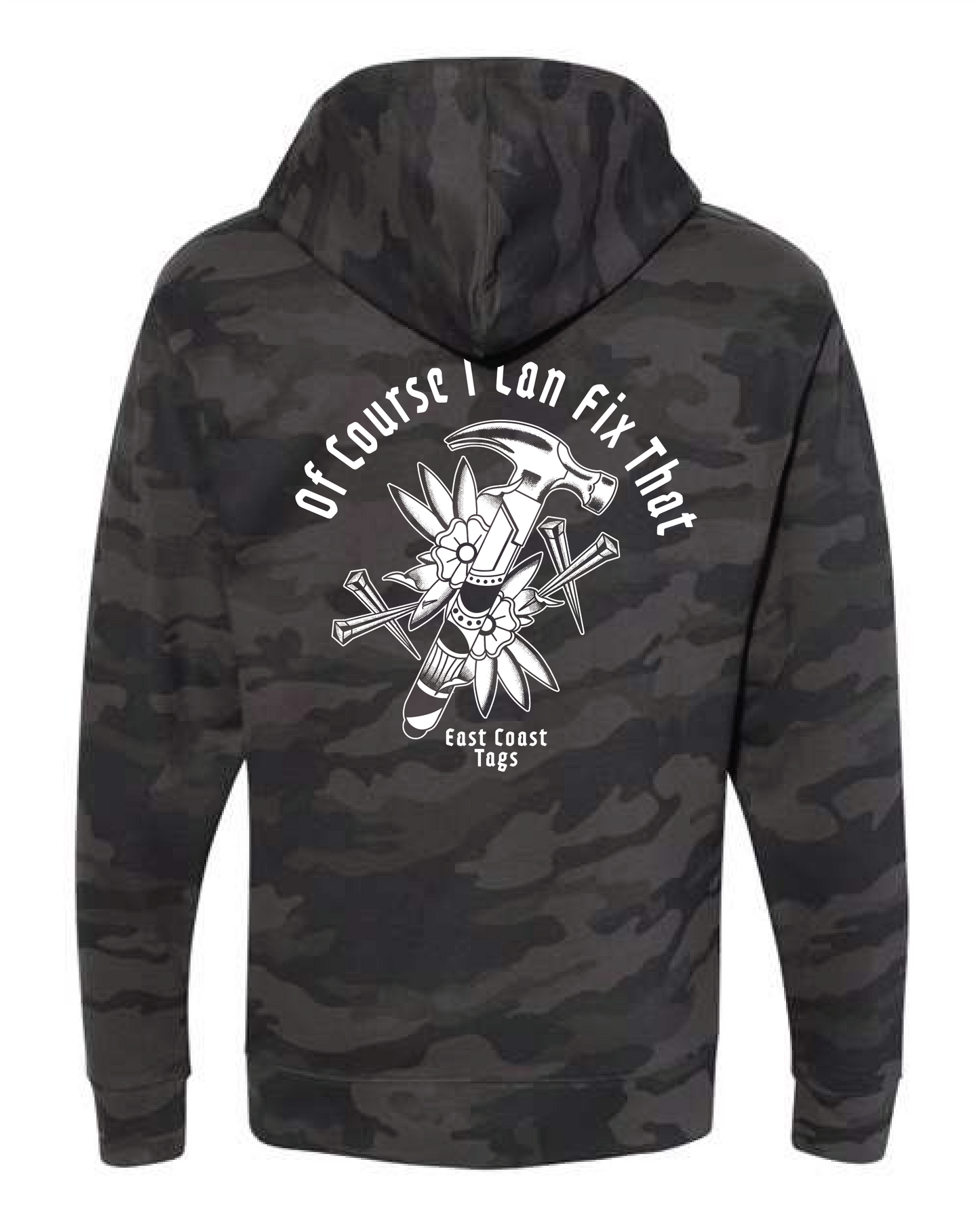 Of Course I can Fix That | Premium Hoodie - Camo Black