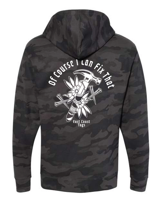 Of Course I can Fix That | Premium Hoodie - Camo Black