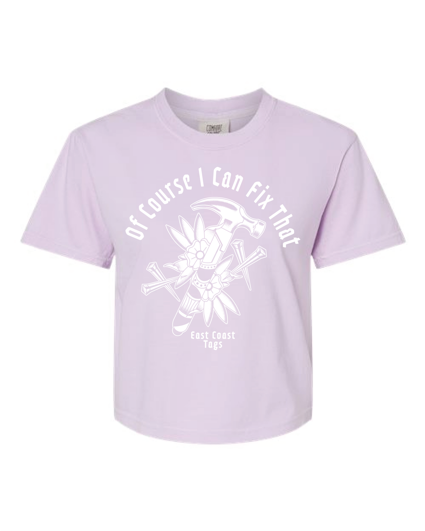 Of Course I Can Fix That | Crop Top - Orchid