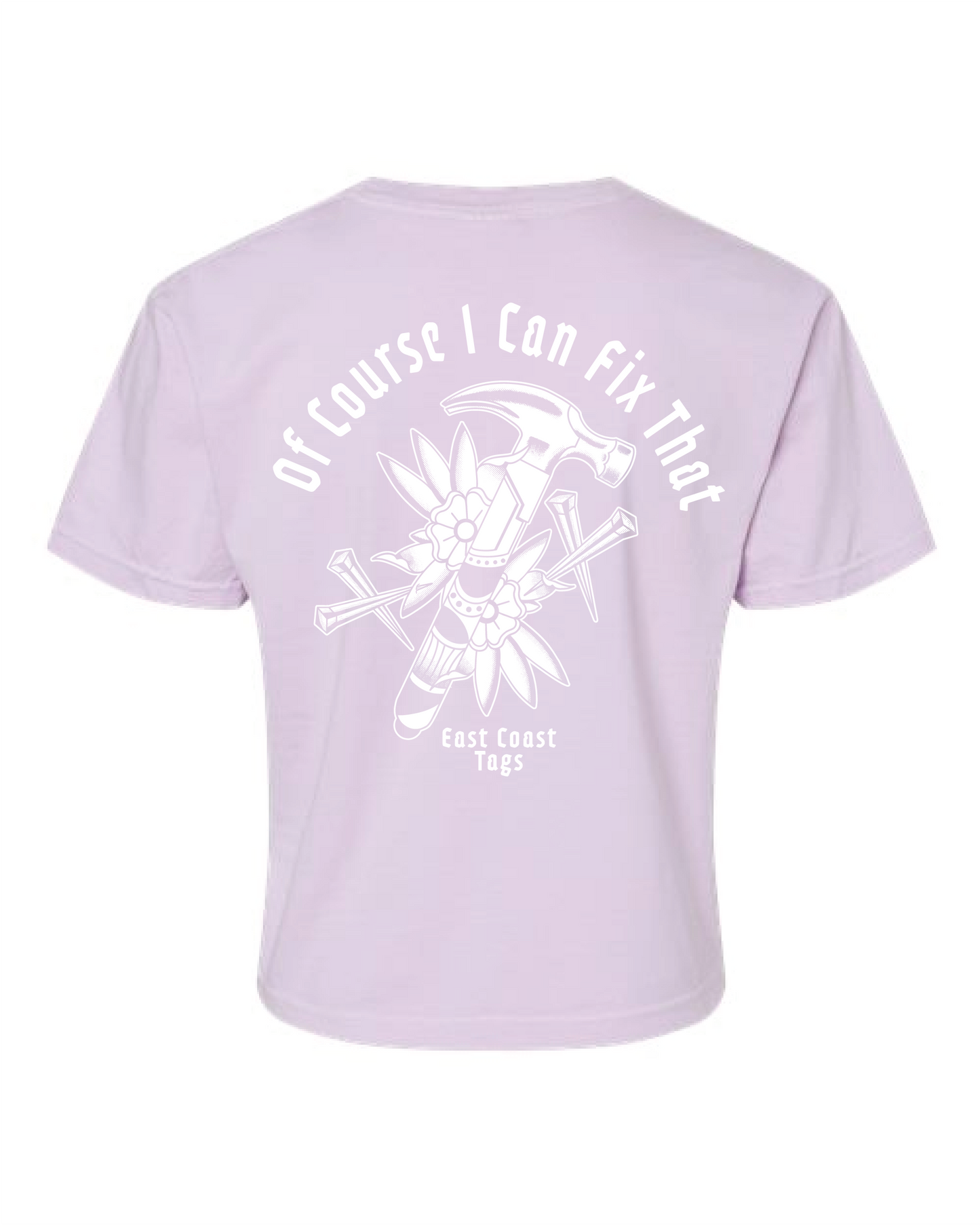 Of Course I Can Fix That | Crop Top - Orchid
