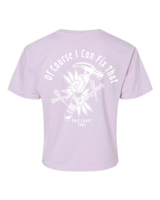Of Course I Can Fix That | Crop Top - Orchid