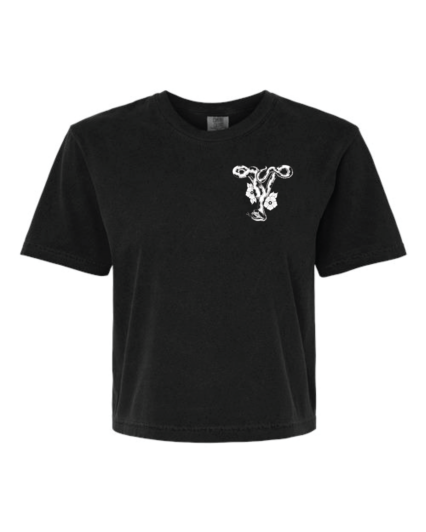 Pro Minding Your Own Business | Crop Top - Black
