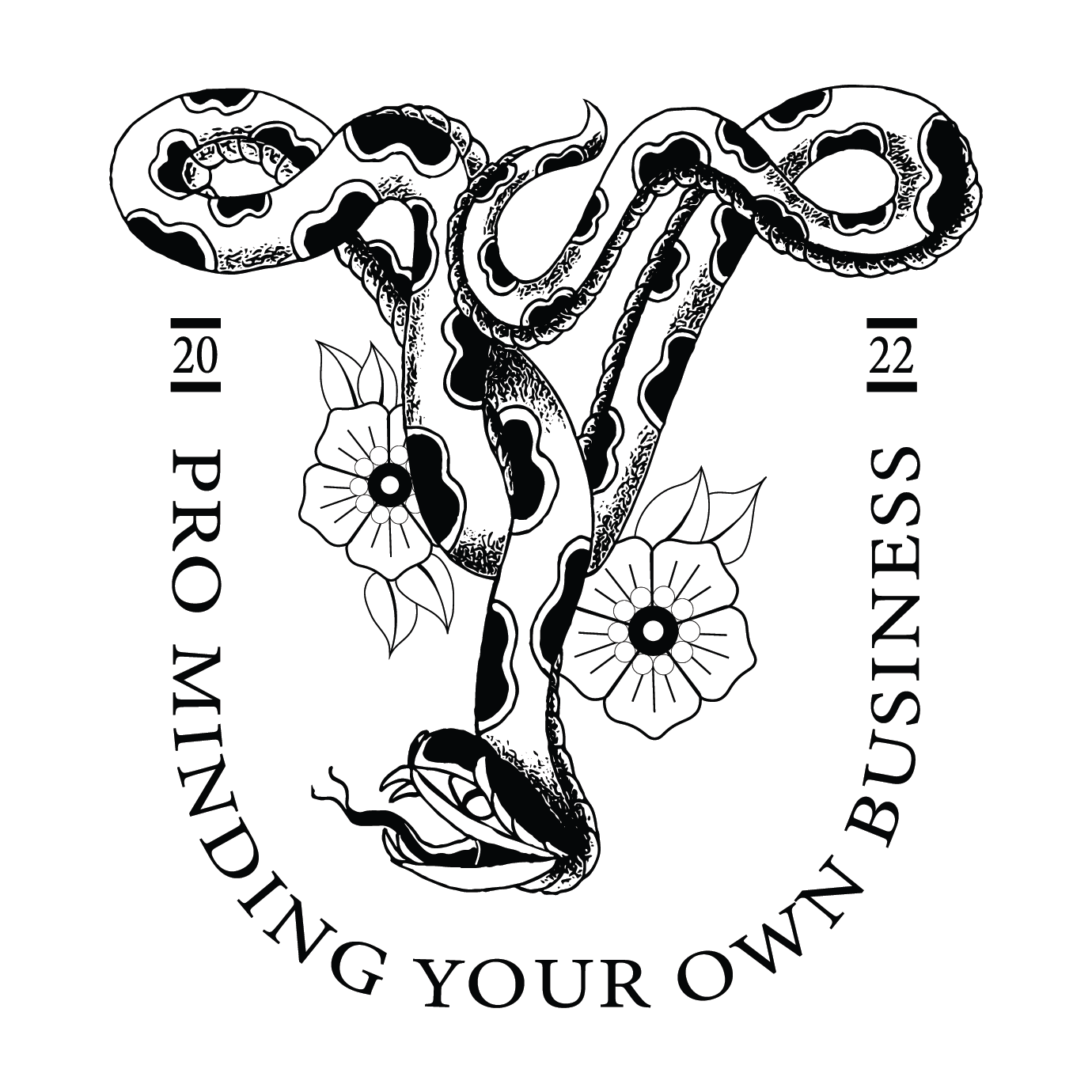 Pro Minding Your Own Business | Tank Top LC - White