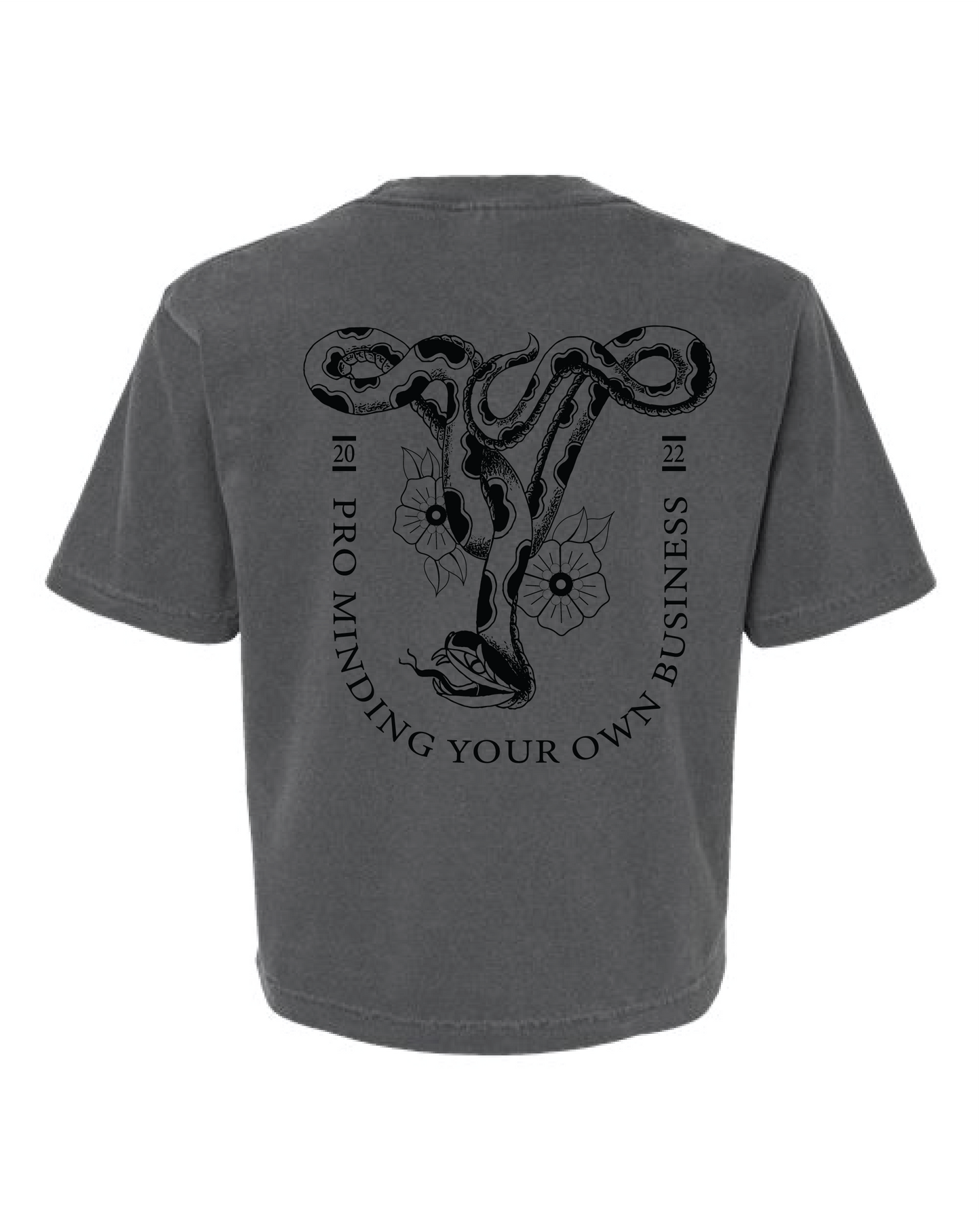Pro Minding Your Own Business | Crop Top - Pepper