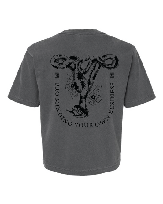 Pro Minding Your Own Business | Crop Top - Pepper