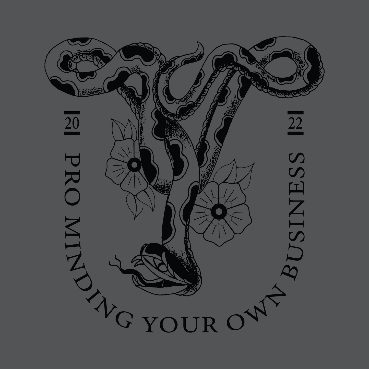 Pro Minding Your Own Business | Crop Top - Pepper