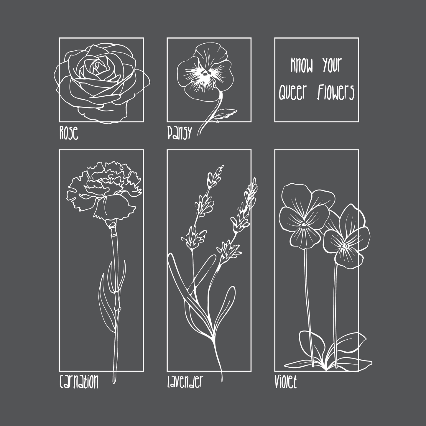 Know Your Queer Flowers | Crop Top - Pepper