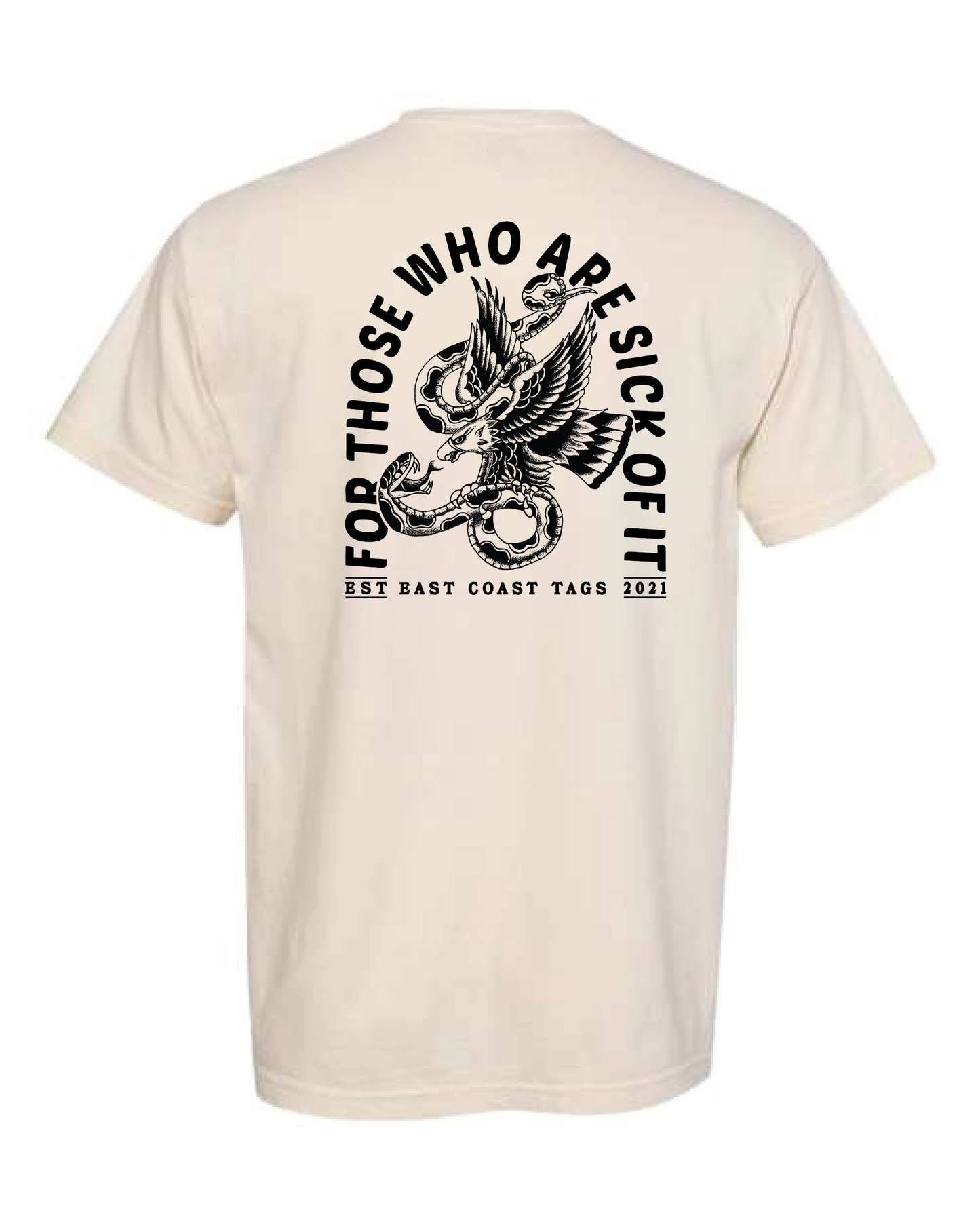 Sick of It | T-shirt- Ivory