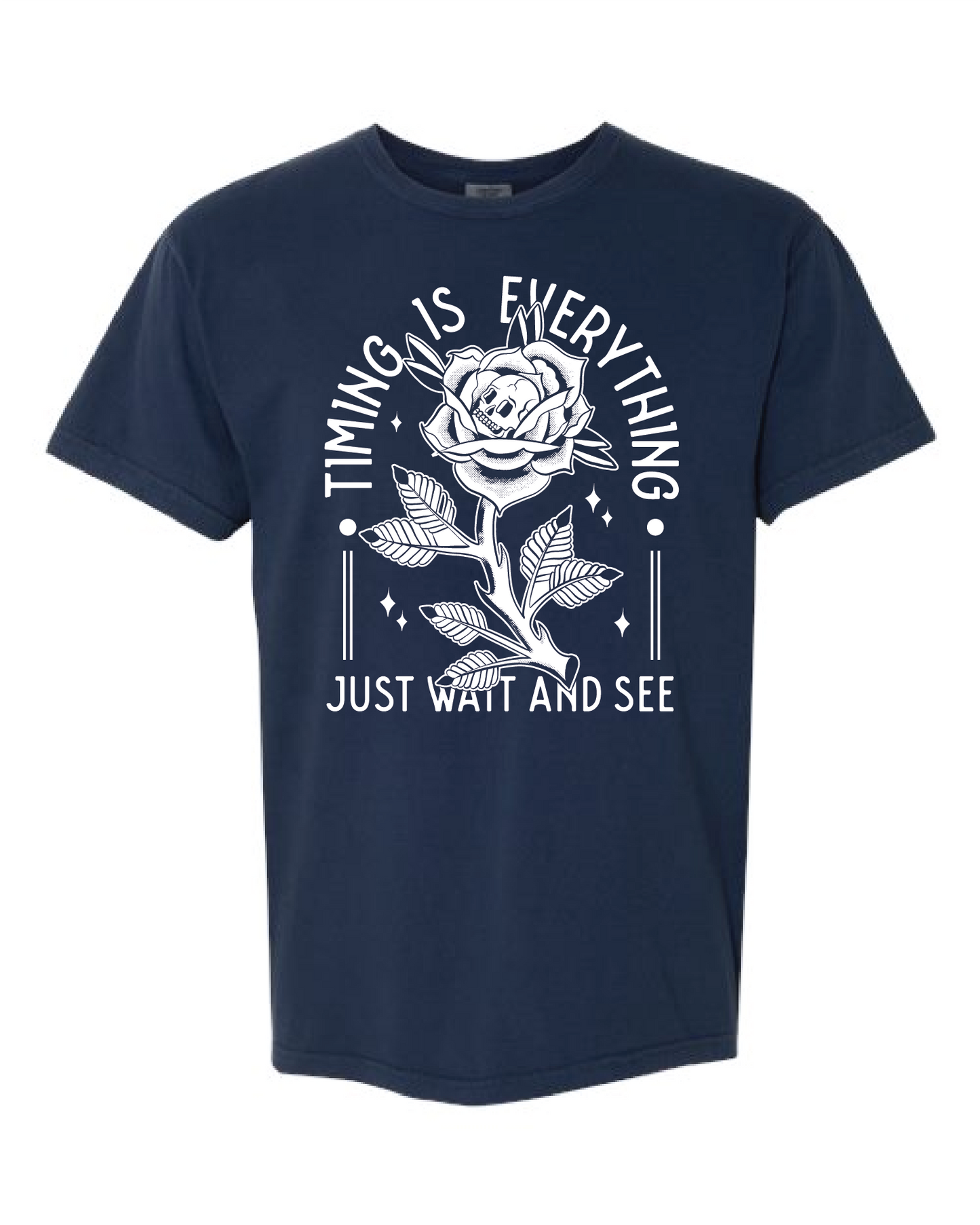 Timing Is Everything |T-shirt - Navy