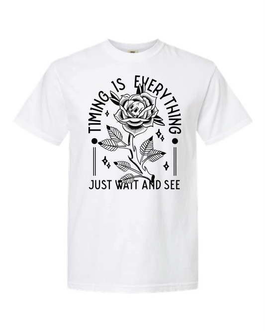 Timing Is Everything | T-shirt - White