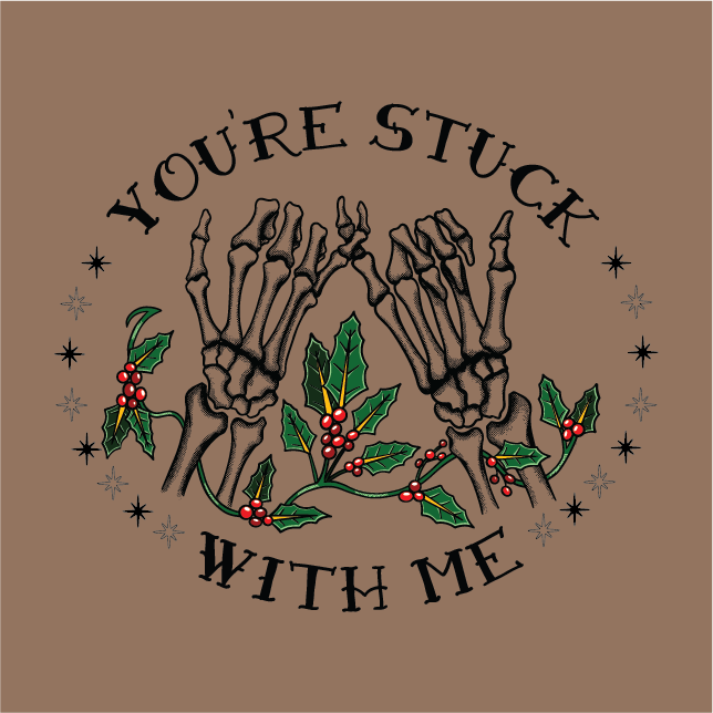 You're Stuck With Me | Hoodie - Caramel
